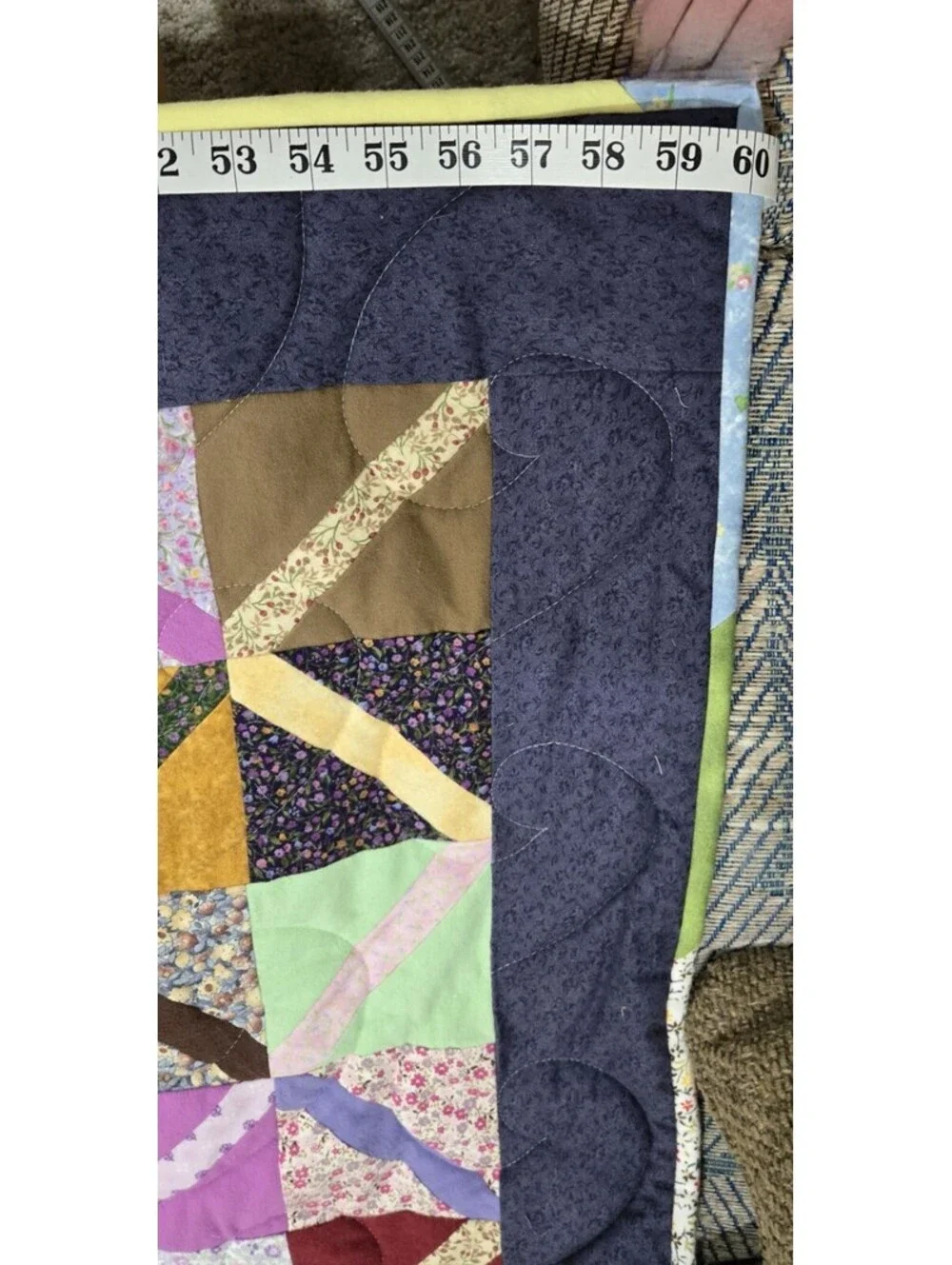 QUILT - HANDMADE - SCRAPPY - MULTI COLOR